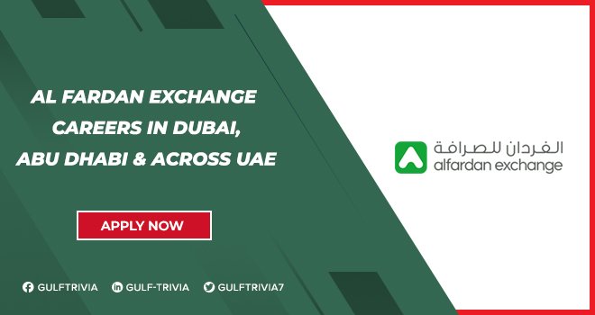 Al Fardan Exchange Careers: Join a Leading Money Exchange Company