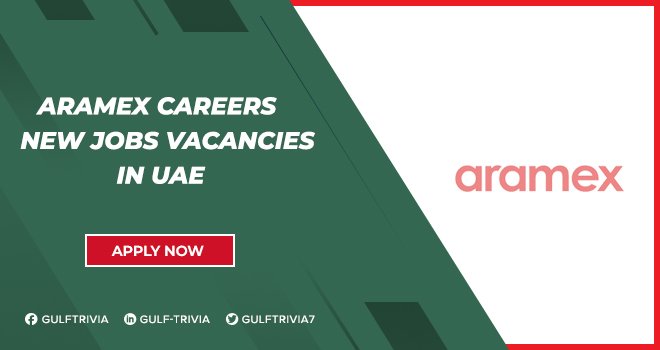 Aramex Careers: Logistics and Delivery Job Vacancies