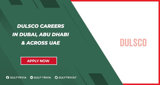 Dulsco Careers: Workforce Solutions and Logistics Roles in the UAE Dulsco Careers: Workforce Solutions and Logistics Roles in the UAE