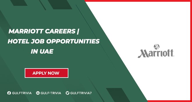 Marriott Careers in UAE | Hospitality Roles at Marriott Hotels Worldwide