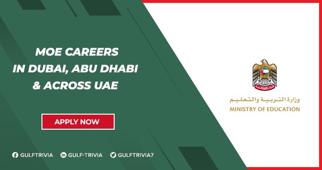 MOE Careers: Ministry of Education Job Vacancies in the UAE MOE Careers: Ministry of Education Job Vacancies in the UAE