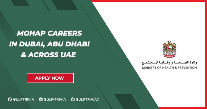 MOHAP Careers: Ministry of Health and Prevention Job Opportunities MOHAP Careers: Ministry of Health and Prevention Job Opportunities