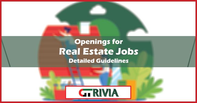 Real Estate Jobs With Complete Details Real Estate Jobs With Complete Details